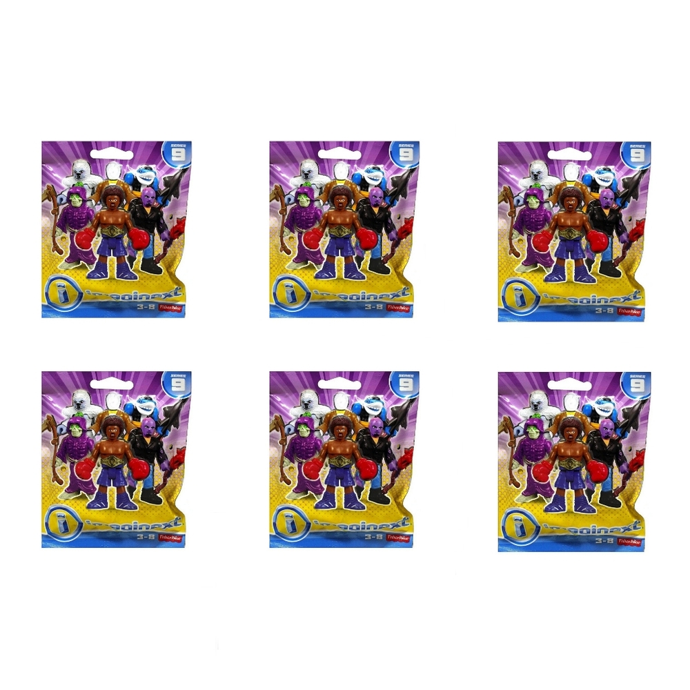 NEW Fisher-Price Imaginext Series 9 Collectible Figures Mystery Blind Bag 6 Pack
